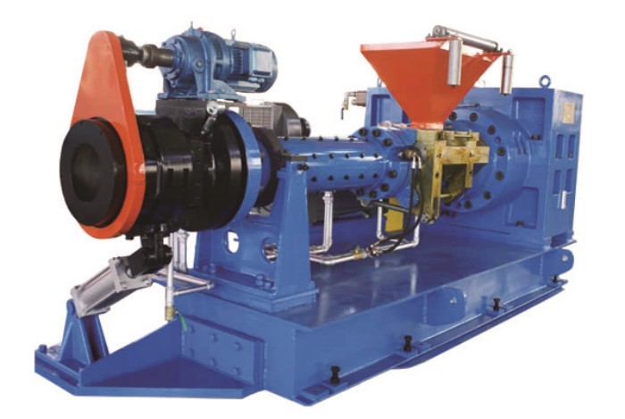 XJDL-150 × 12D Pin type Cold Feed Filter Extruder (Single Door Inner Cut Filter Head)